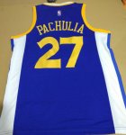 27 Zaza Pachulia Warriors Nike Swingman Maillot Bleu